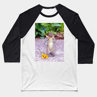 Chipmunk in a jar Baseball T-Shirt